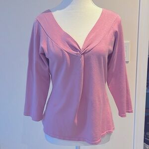 Soft silk 76% Off shoulder or on shoulder V neck top v neck in back also